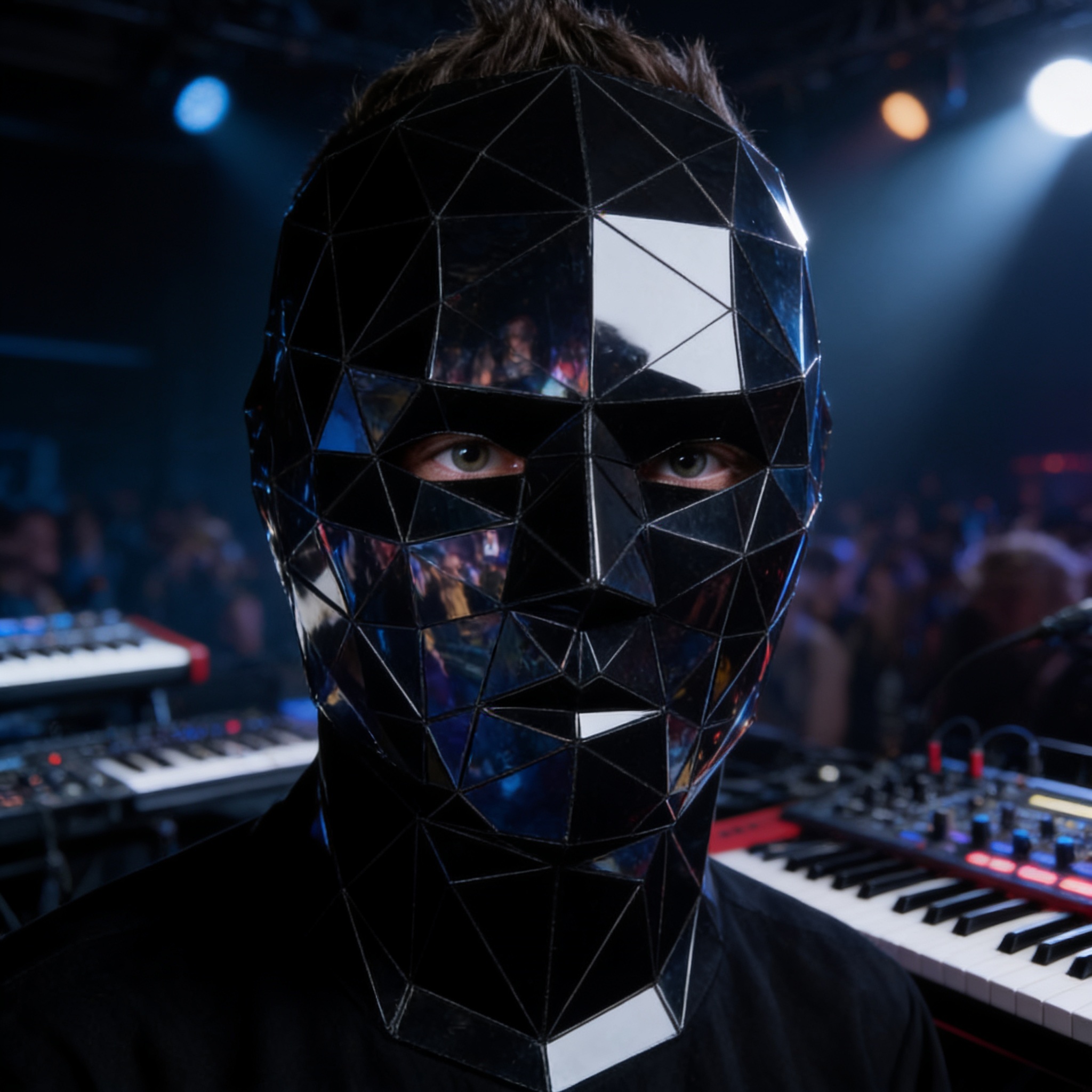 Noirez — masked behind the synthesizers